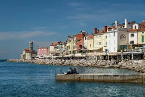 Corniche Prints: Scenic view of Piran, Slovenia