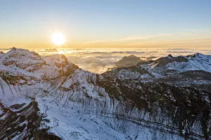 Birg Prints: Schilthorn and Birg, Jungfrau Region, Berner Oberland, Switzerland
