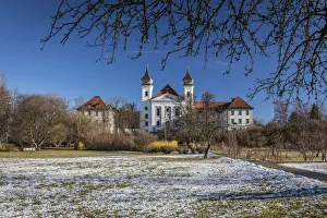 Oberbayern Prints: Schlehdorf Monastery, Schlehdorf, Upper Bavaria, Bavaria, Germany