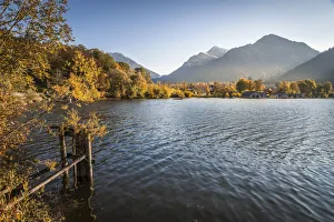 Schliersee Prints: Schliersee on the south bank near Fischhausen, Schliersee, Upper Bavaria, Bavaria