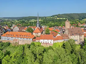 Vogelsberg Prints: Schlitz with castle, Hesse, Germany