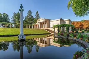Sanssouci Prints: Schloss Charlottenhof Castle, Sanssouci, Potsdam, Brandenburg, Germany