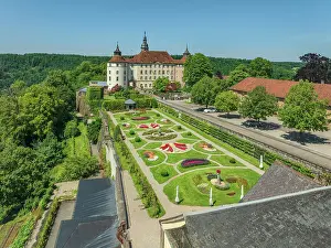 Baden Wuerttemberg Prints: Schloss Langenburg Castle, Langenburg, Hohenlohe, Baden-Württemberg, Germany