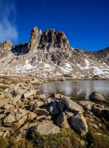 Argentinean Prints: Schmoll Lagoon and Cerro Melisa, Nahuel Huapi National Park, Rio Negro Province, Argentina