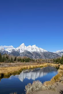 Images Dated 27th February 2019: Schwabacher landing, Grand Teton National Park, Wyoming, USA