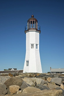 Scituate Lighthouse, Massachusetts, New England, USA