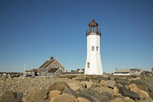 Scituate Lighthouse, Massachusetts, New England, USA