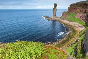 Images Dated 6th February 2023: Scotland, Orkney Islands, Island of Hoy, Old Man of Hoy rock