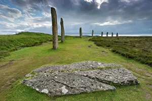 Images Dated 6th February 2023: Scotland, Orkney Islands, Ring of Brodgar, stone circle