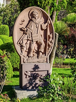 Figure Prints: Sculpture at the gardens of Basilica of Our Lady of Guadalupe