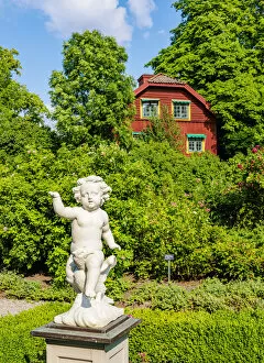 Open Air Museum Gallery: Sculpture in Skansen open air museum, Stockholm, Stockholm County, Sweden