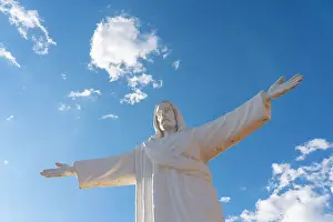 Landmarks Prints: Sculpture of White Christ (Cristo Blanco) above Cusco Province, Cusco Region, Peru