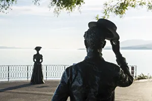 Sculptures at Esplanade du Montblanc, Neuchatel, Switzerland