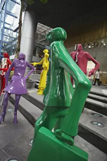 Images Dated 19th September 2011: Sculptures outside ION Orchard shopping mall, Orchard Road, Singapore