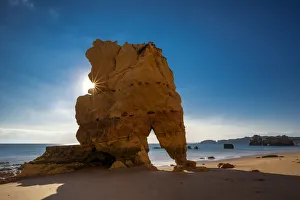Portugese Prints: Sea Arch, Algarve, Portugal