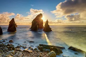 Coastal Landscape Prints: Sea arch Crohy Head, Dungloe, County Donegal, west coast of Ireland, Ireland, Europe