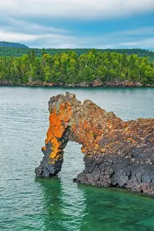 Lake Superior Prints: Sea Lion on Lake Superior in Sleep[ing Giant Provincial Park, Ontario, Canada