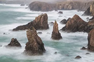 Isle Of Lewis Prints: Sea Stacks at Aird Feinis, Isle of Lewis, Scotland