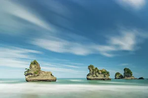 Sea Stacks at Motukiekie Beach, South Island, New Zealand