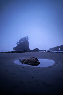 Sea Stacks Prints: Sea stacks at Second beach, La Push, Olympic National Park, Washington, USA
