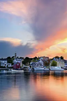 Portsmouth Prints: Seacoast reflection at sunset, South Portsmouth, New Hampshjire, USA