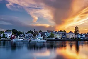Portsmouth Prints: Seacoast reflection at sunset, South Portsmouth, New Hampshjire, USA