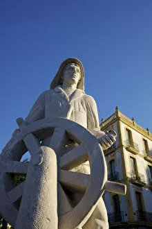 Images Dated 21st March 2011: Seafarers Monument, Ibiza Town, Ibiza, Balearic Islands, Spain