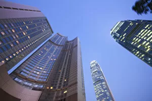 Images Dated 14th June 2011: Four Seasons Hotel and IFC 1 and 2, Central, Hong Kong, China