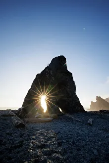 Sea Stacks Prints: Seastacks at Ruby beach, Olympic National Park, Washington, USA