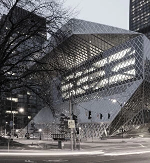 Images Dated 6th December 2012: Seattle Public Library by Architect Rem Koolhaas, Seattle, Washington, USA