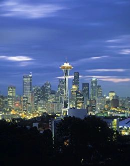 Down Town Prints: Seattle skyline fr