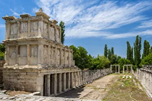 Images Dated 4th August 2015: Sebasteion, a three-storey-high double colon-nade decorated