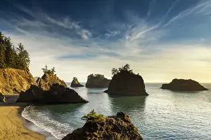 Stacks Prints: Secret Beach, Samuel H. Boardman State Scenic Corridor, Oregon, USA