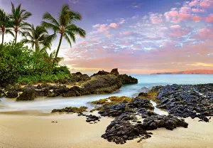 Secret Cove, Makena Beach, Makena State Park, Maui, Hawaii, USA