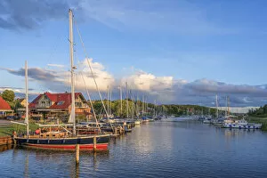 Images Dated 14th October 2020: Seedorf harbour, Rugen, Germany