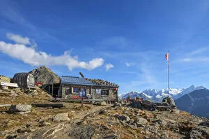 Images Dated 13th September 2021: Segantini hut, Languard Alp, Pontresina, Upper Engadin, Grisons (Graubunden), Switzerland