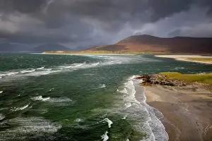 Luskentyre Prints: Seilebost Beach with Luskentyre and South Harris Hills beyond