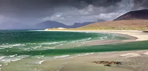 Luskentyre Prints: Seilebost Beach with Luskentyre and South Harris Hills beyond