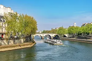 Seine Prints: Seine River Cruise, Paris, France
