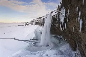Seljalandfoss Falls waterfall, Rangarvalla District, Southern Iceland