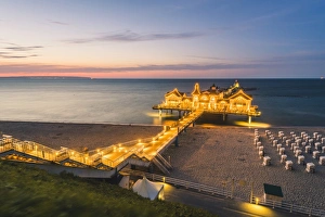 Sellin pier (Seebrucke), Sellin, Rugen Island, Baltic coast, Mecklenburg-Western Pomerania