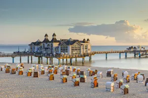 Sellin Pier, Sellin, Rugen Island, Baltic Coast, Mecklenburg-Western Pomerania, Germany