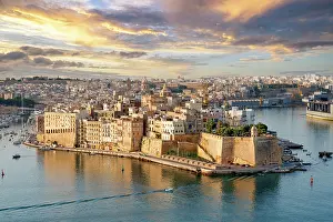Maltese Prints: Senglea (L-Isla) - one of the Three Cities