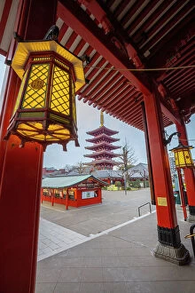 Images Dated 19th June 2023: Sensoji Temple, Asakusa, Tokyo, Honshu, Japan
