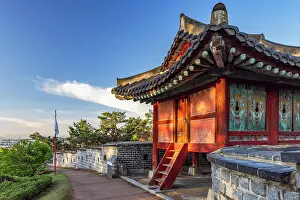 City Walls Prints: Seoporu watchtower of Hwaseong Fortress (UNESCO World Heritage Site)