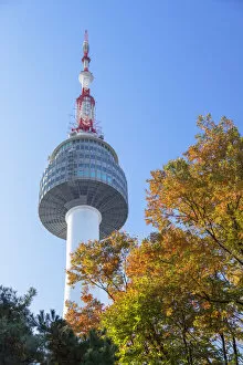 Images Dated 25th February 2020: Seoul Tower in Namsan Park, South Korea