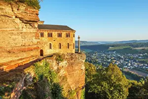 Saar Valley Prints: Sepulchral chapel for John of Bohemia built by Karl Friedrich Schinkel, Kastel-Staadt