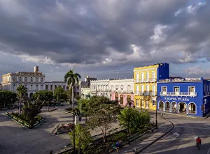 Serafin Sanchez Park, elevated view, Sancti Spiritus, Sancti Spiritus Province, Cuba