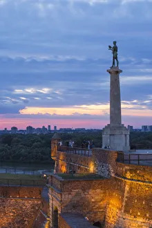 Serbia, Belgrade, Kalemegdan Park, Victor Monument at Belgrade Fortress