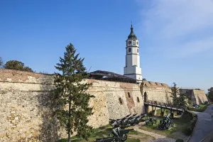 Serbia, Belgrade, Kalemegdan Park, Belgrade Fortress, Clock tower
